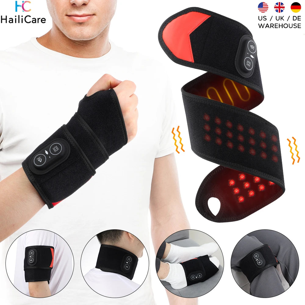 Hailicare Infrared Heated Wrist And Hand Massager With Vibration