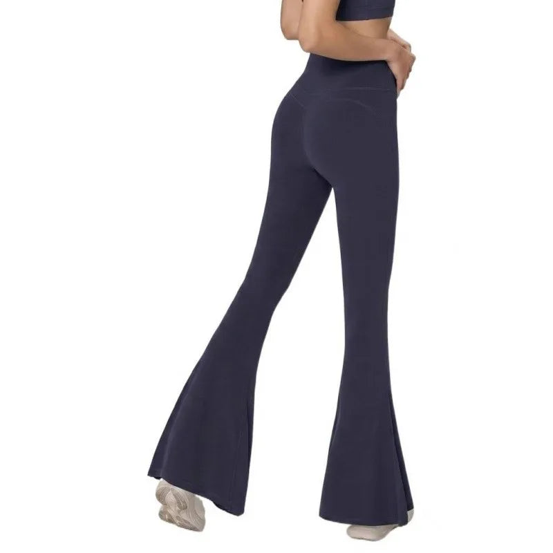 Flared Leggings Women's High Waist Yoga Pants Breathable Quick Dry