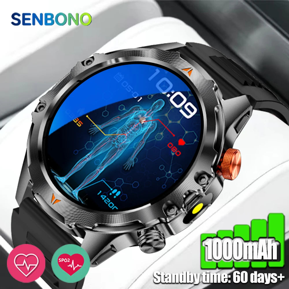 SENBONO Smartwatch Heart Rate Blood Oxygen Fitness Tracker