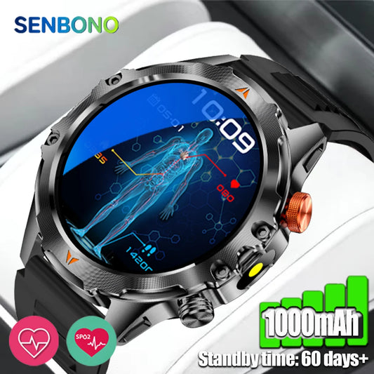 SENBONO Smartwatch Heart Rate Blood Oxygen Fitness Tracker
