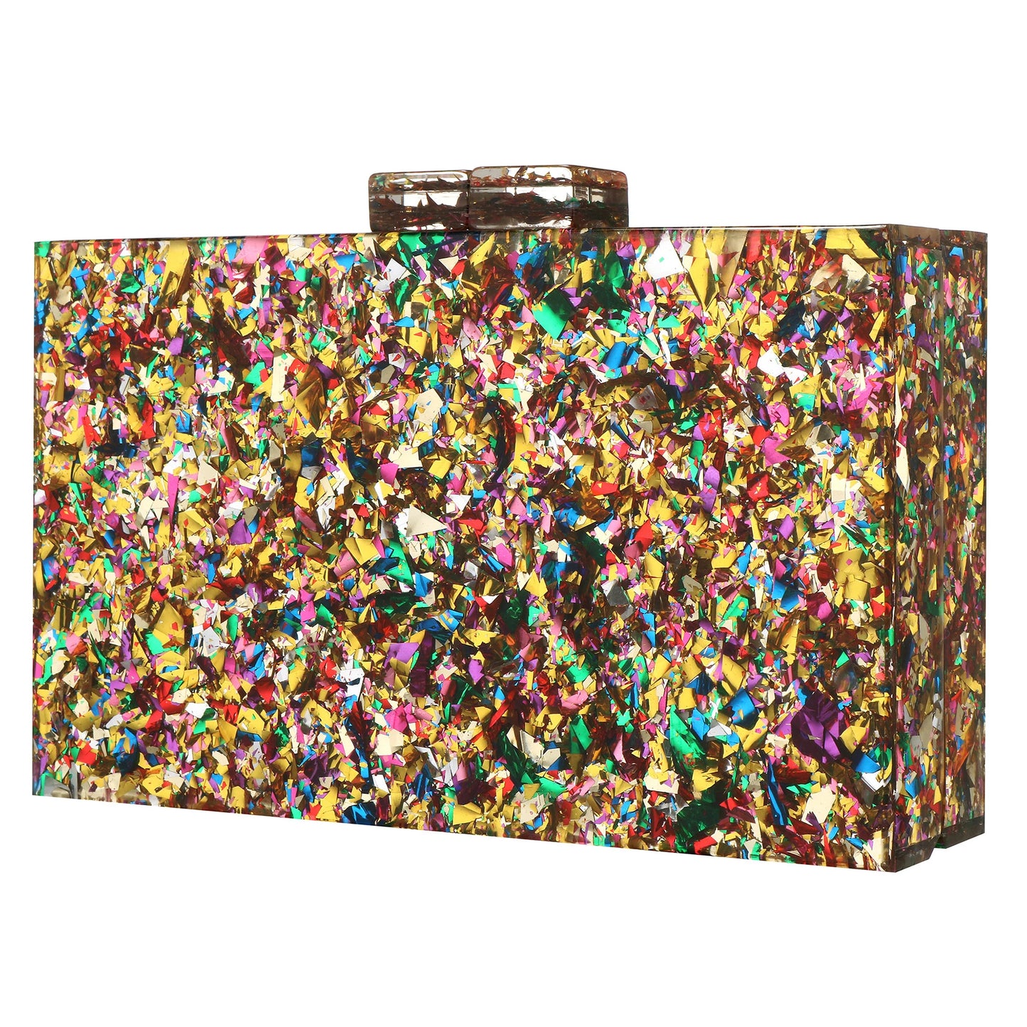 Acrylic Luxury Wedding Chain Handbag Box Clutch For Women