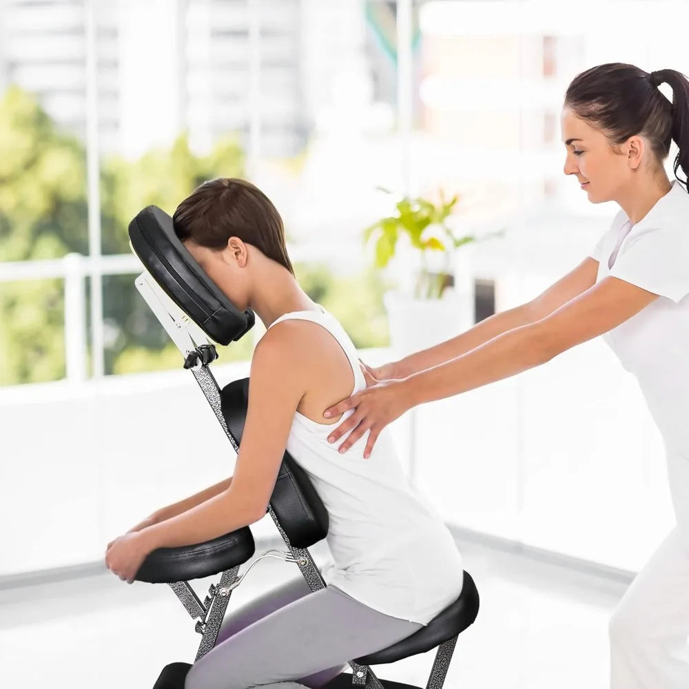 Portable Foldable Massage Chair With Thick Sponge Face Cradle