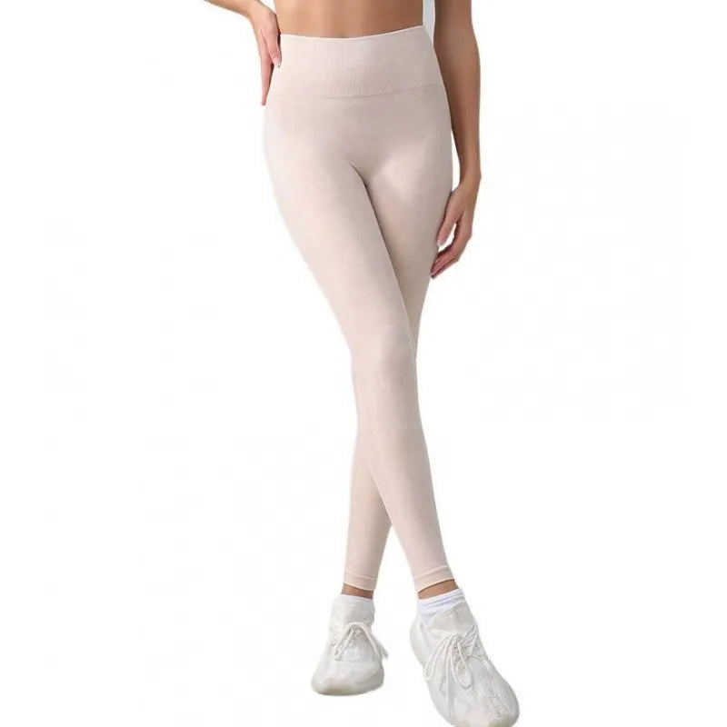 Women Seamless High Waist Yoga Leggings Tummy Control Breathable