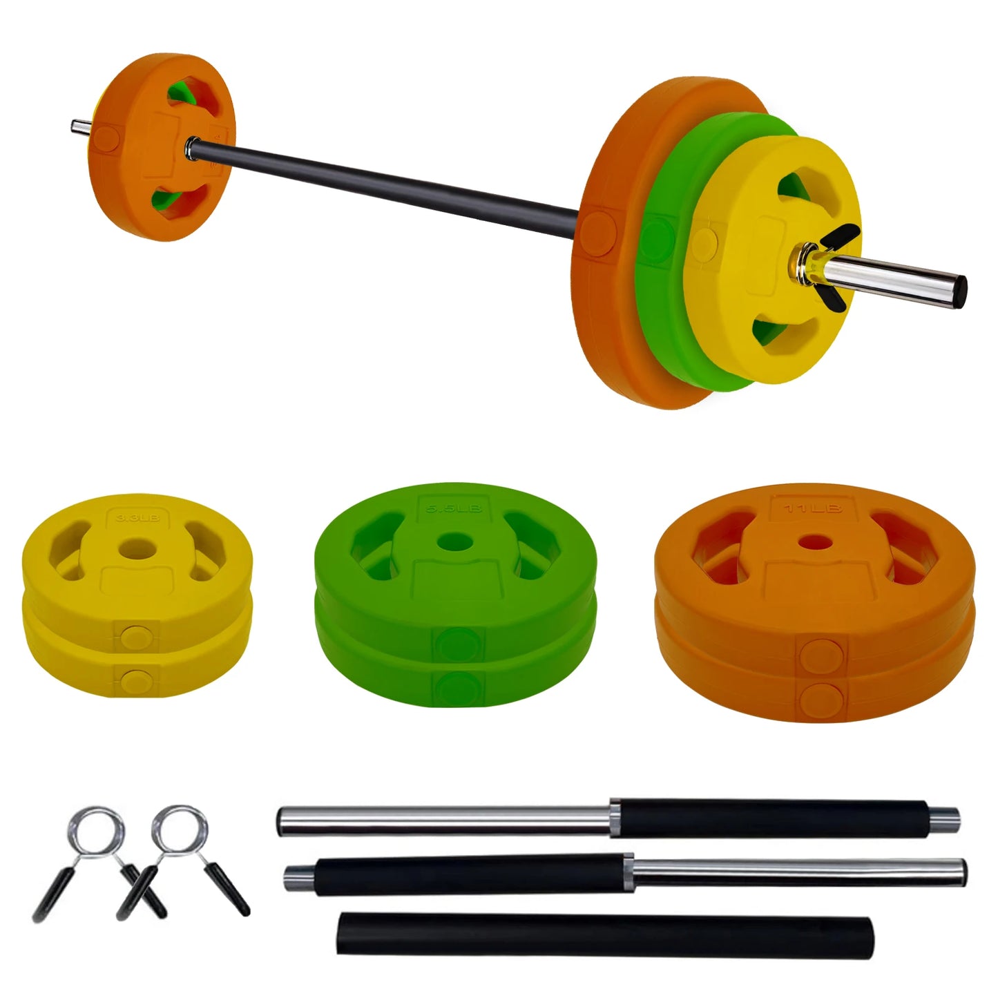TWISTER.CK Adjustable Barbell Weight Set for Home Gym