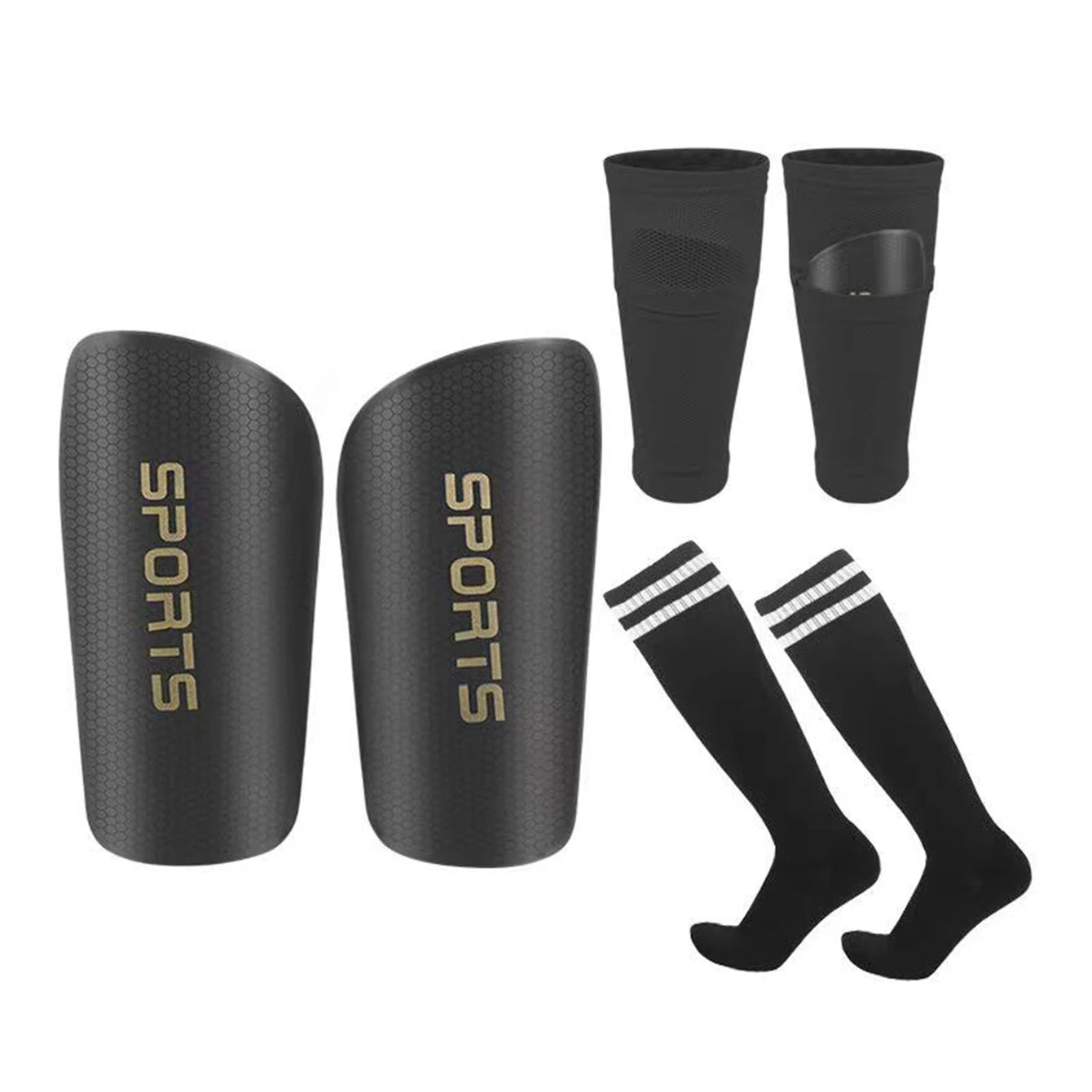 Soccer Shin Guards Protectors for Adults and Kids Football Gear