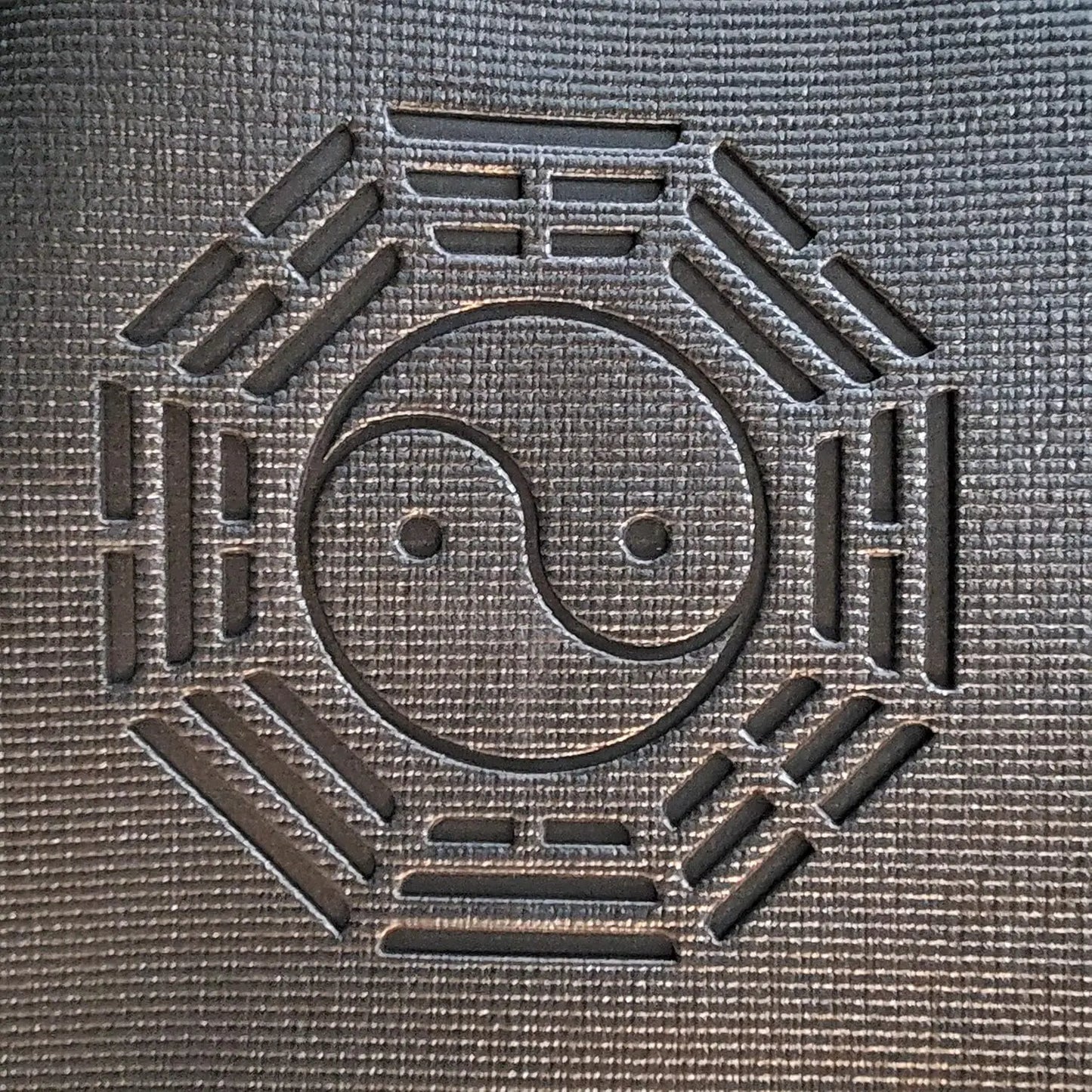 SISYAMA Round Yoga Mat With Tai Chi Symbol For Meditation