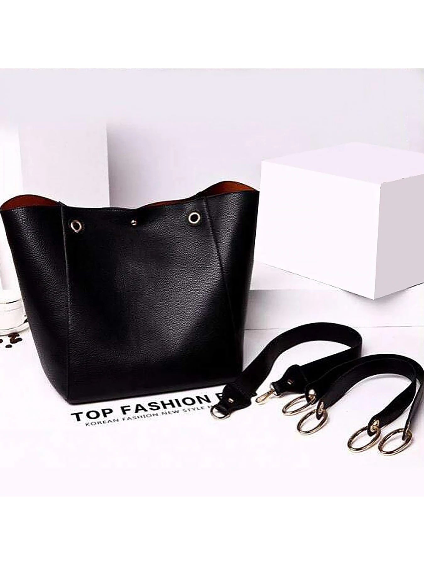 Pahajim PU Leather Tote Bag Waterproof Handbag For Women