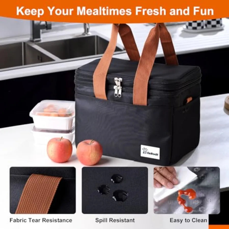 Insulated Lunch Bag Leakproof Soft Cooler For Everyday Use
