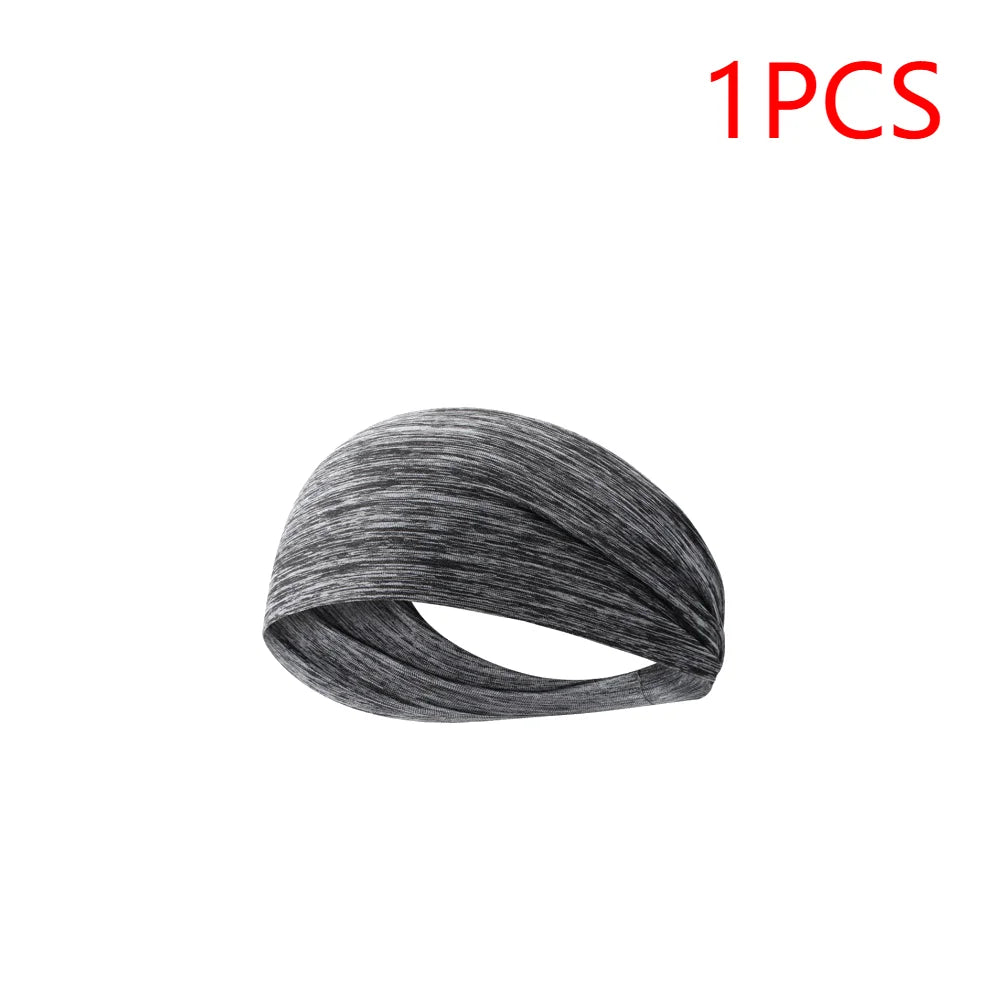 APWIKOGER Sports Headbands for Men and Women Elastic Sweatbands