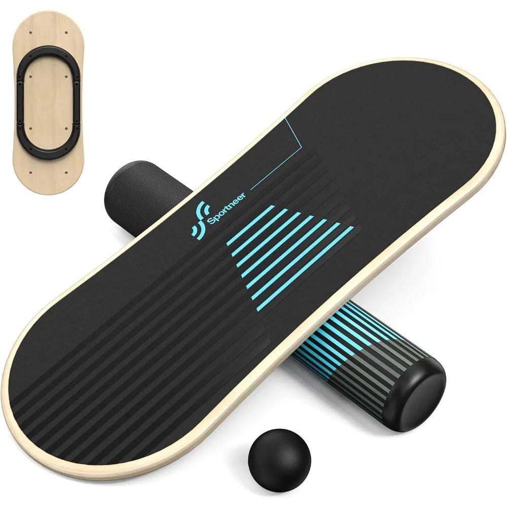 Sportneer Balance Board 7 Modes Wobble Board with Adjustable Stoppers Exercise Balancing Stability Trainer