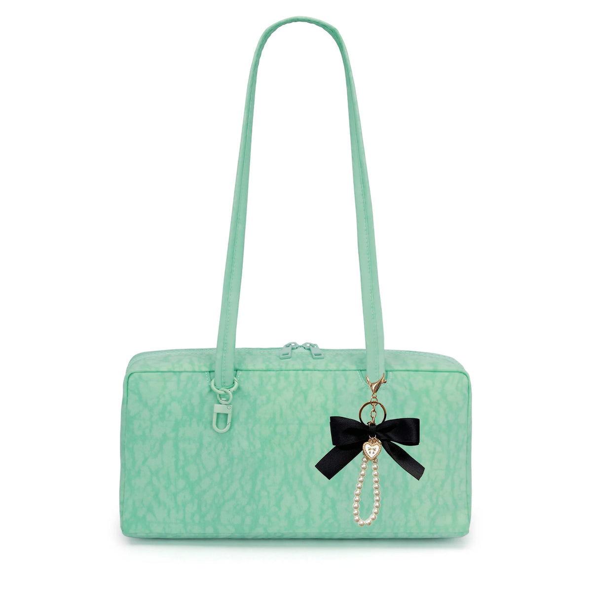 Women's Nylon Slouchy Tote Bag With Zipper Closure