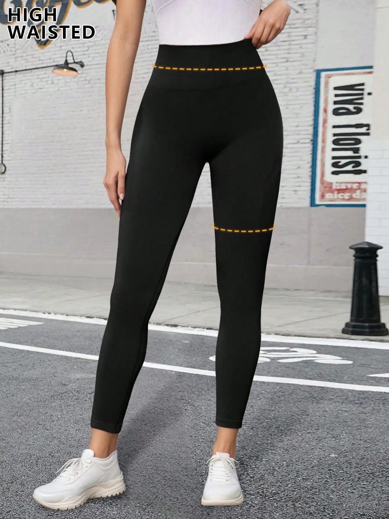 Women's High Waist Leggings With Tummy Control For Workout