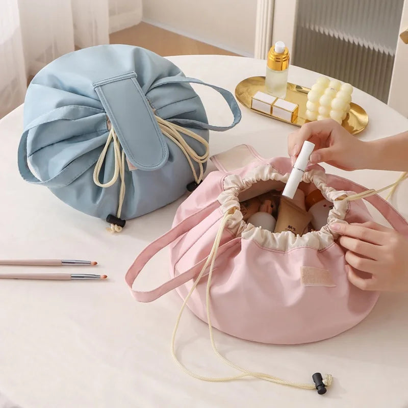 Minimalist Drawstring Cosmetic Bag Travel Essentials
