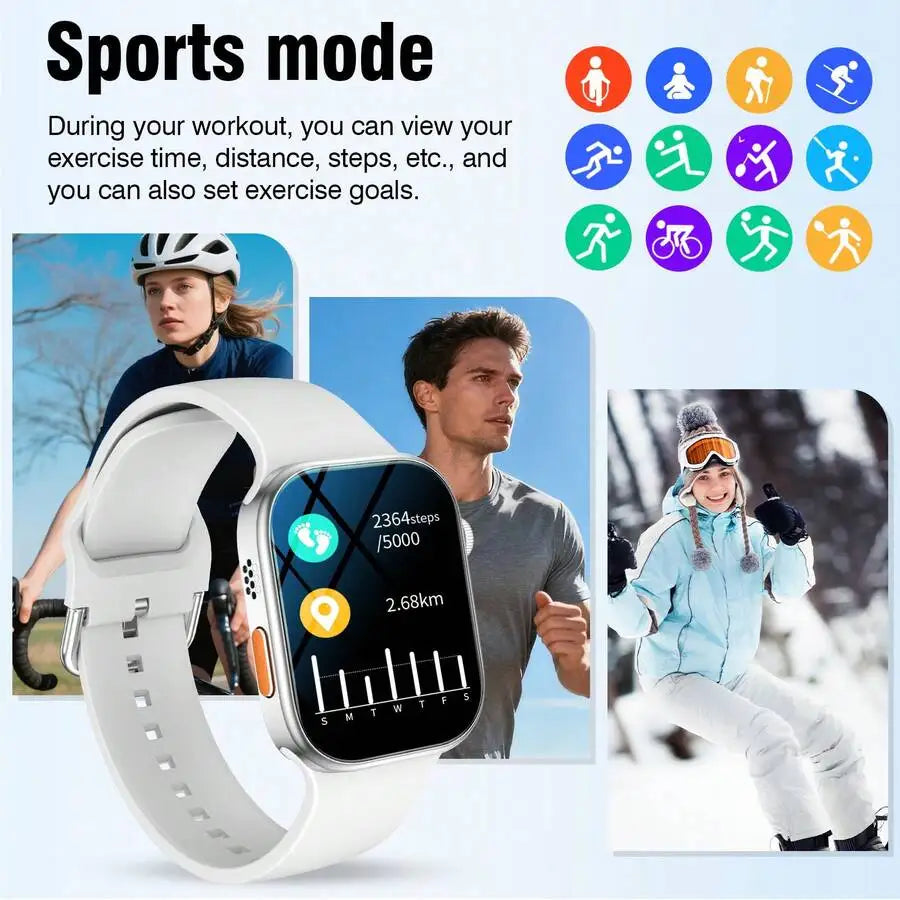 Odelettevcy Smartwatch Wireless Calling And Message Reminders
