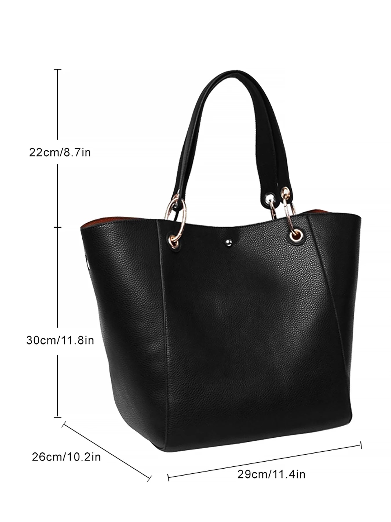 Pahajim PU Leather Tote Bag Waterproof Handbag For Women