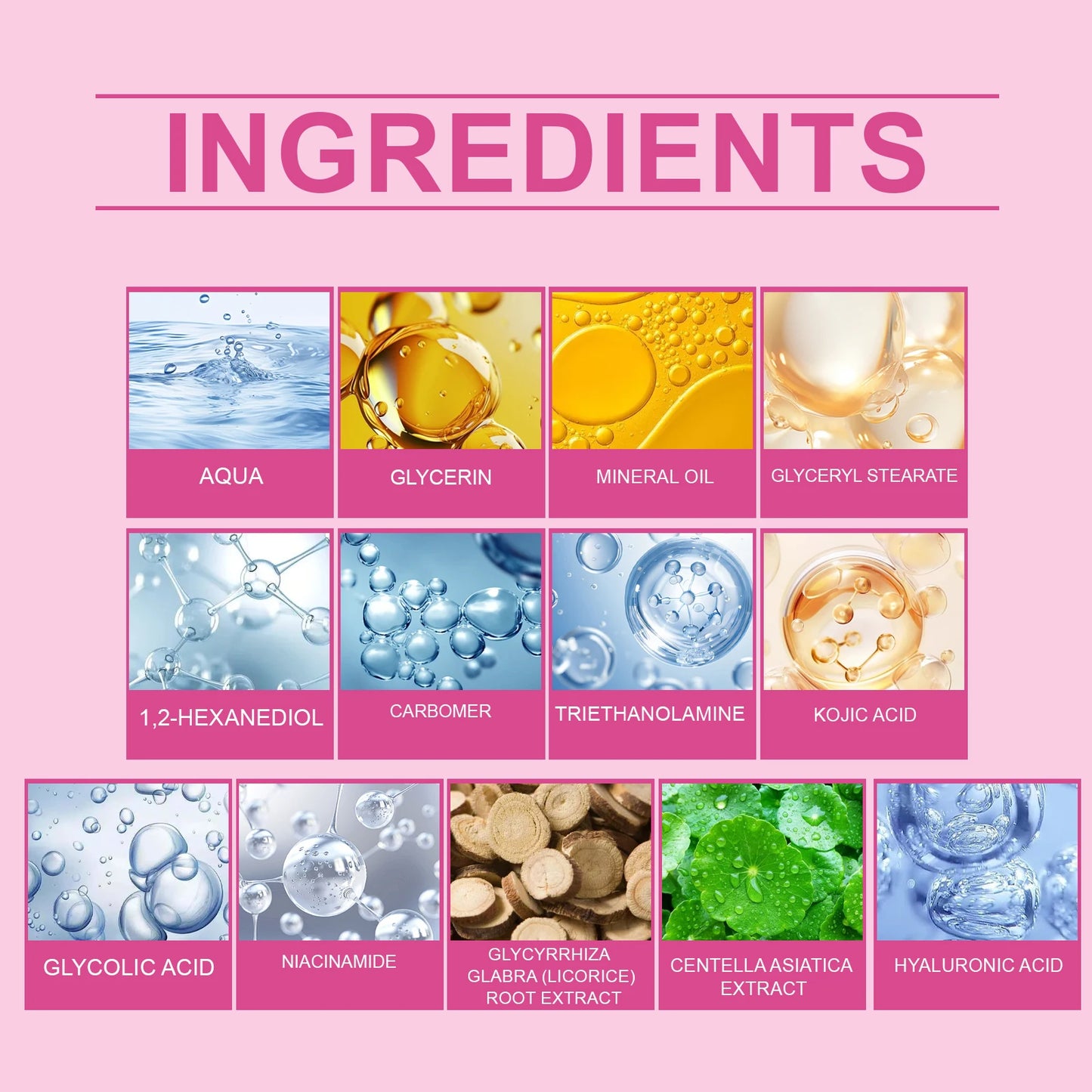 Jaysuing Kojic Acid Brightening Cream 50g Moisturizing Face Cream with Hyaluronic Acid Strengthen Skin Barrier Daily Moisturizer