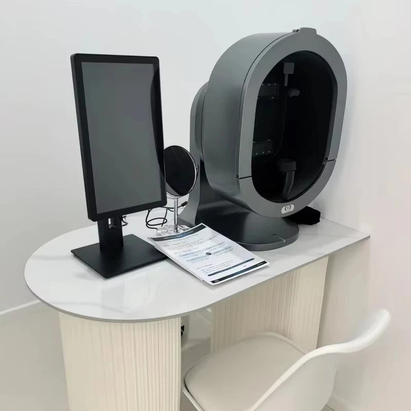 Upgraded X5 3D Ai Skin Image Analyzer High Definition Pixels Whole Facial Scanning Multi Spectrum Moisture Scalp Detection