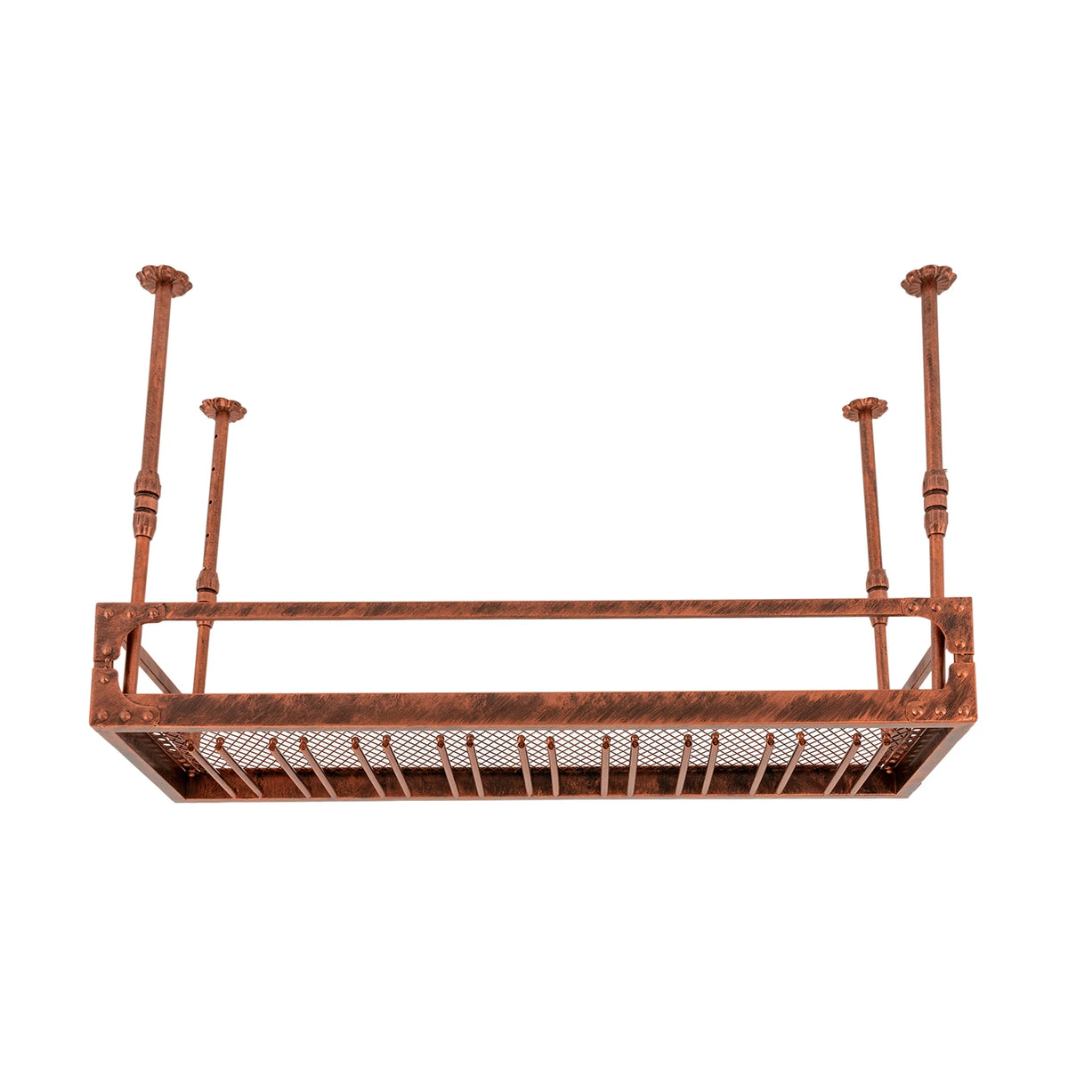 100cm Wine Rack Bar Floating Shelf Wall-Mounted Wine Rack Ceiling Mount Liftable for Hold Wine Bottles Shot Glasses Plants Recipes Home Decor Kitchen Accessories Foldable Dish Towels Photo Frames