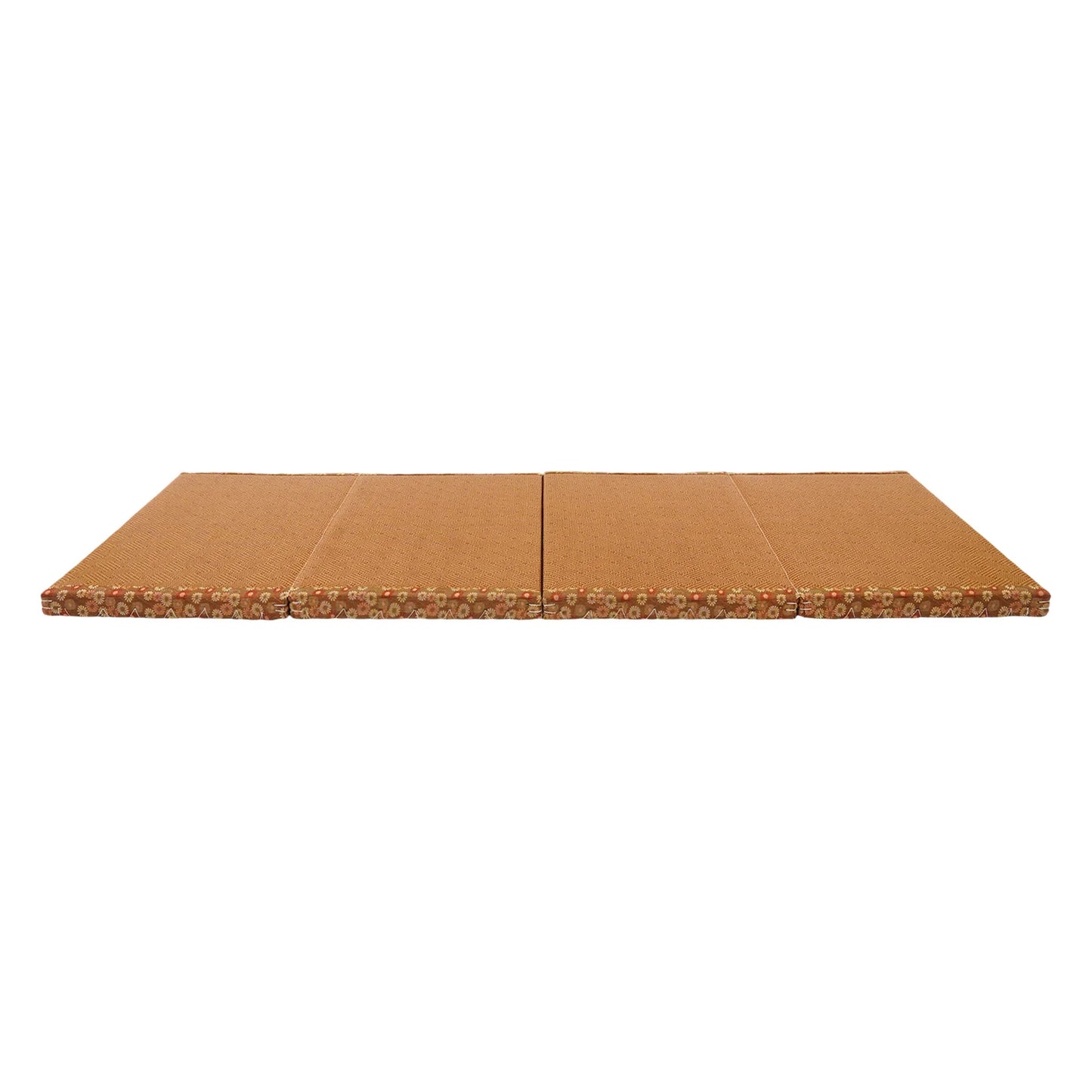 Artificial Rattan Foldable Floor Mattress For Meditation And Living