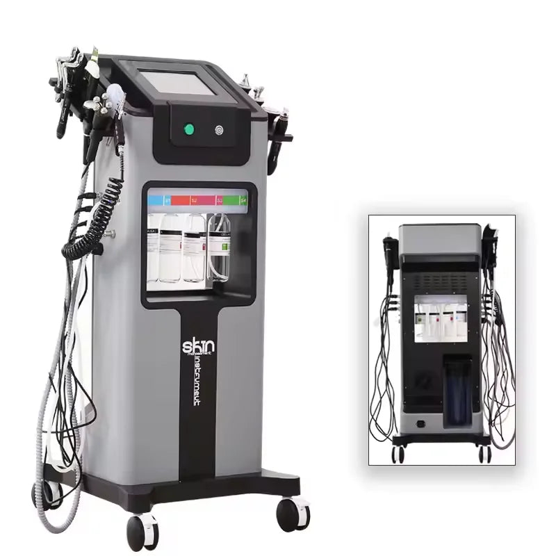 10In1 Aqua Peeling Lift Skin Bubble Moisturizer Oxygen Machine Skin Care Cleansing Facial Equipment Local Delivery beauty Salon