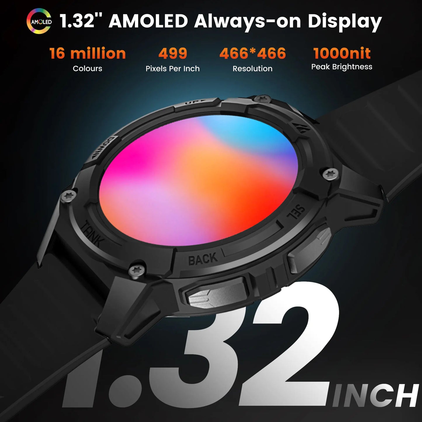 KOSPET Tank S2 GPS Smartwatch for Women With AMOLED
