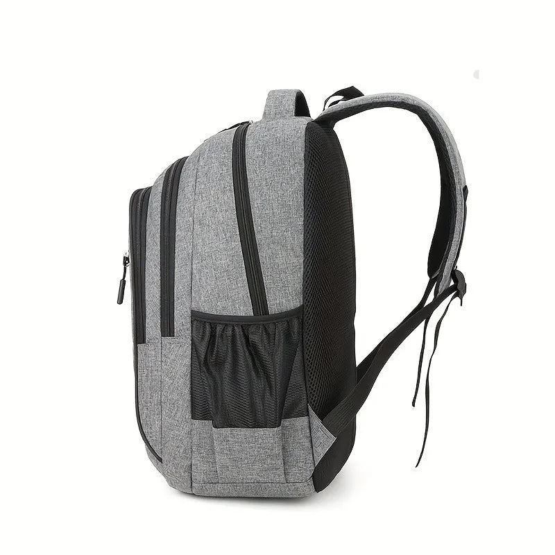 Unisex Wear-Resistant Laptop Backpack With Multi-Pocket Design