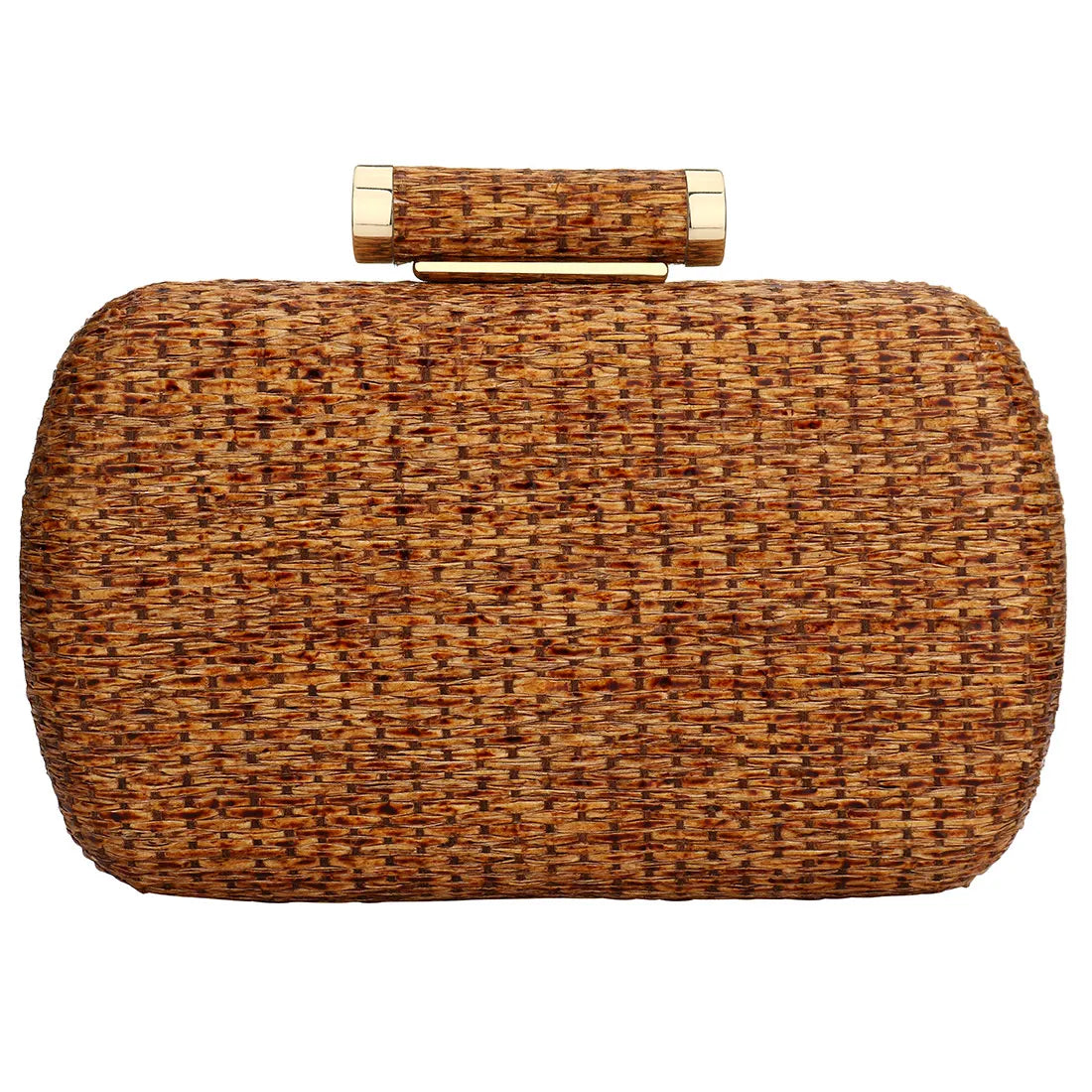 Straw Weave Shoulder Bag For Women Beach Party Purse Chain