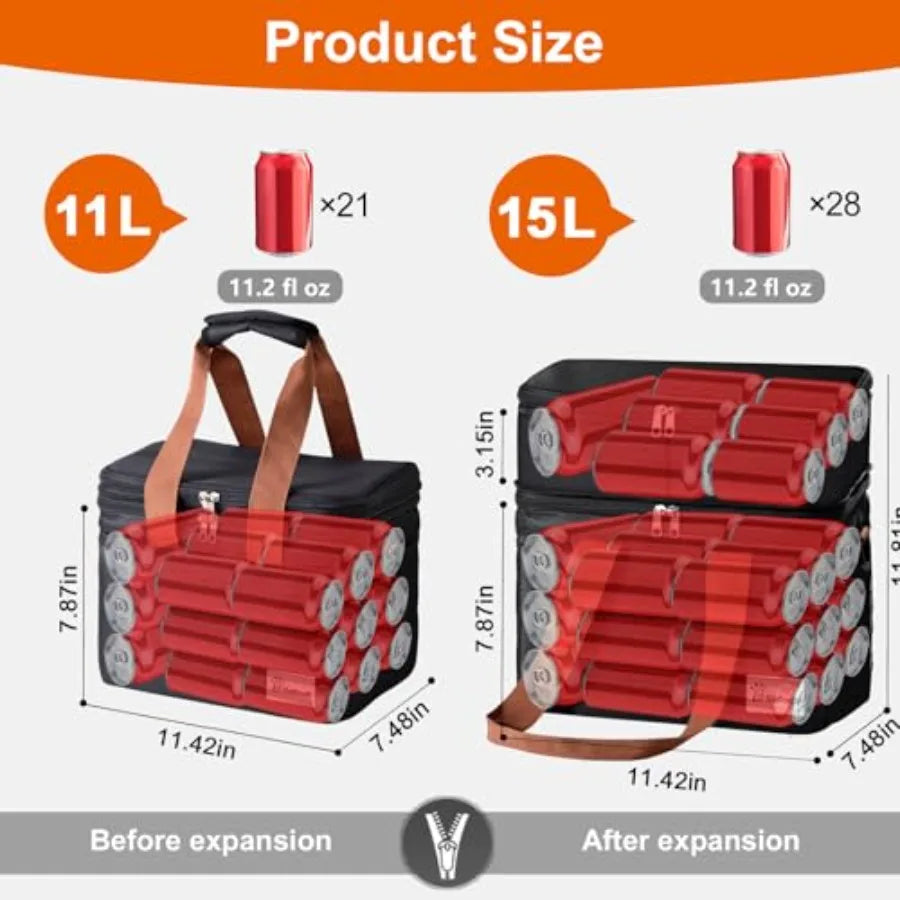 Insulated Lunch Bag Leakproof Soft Cooler For Everyday Use