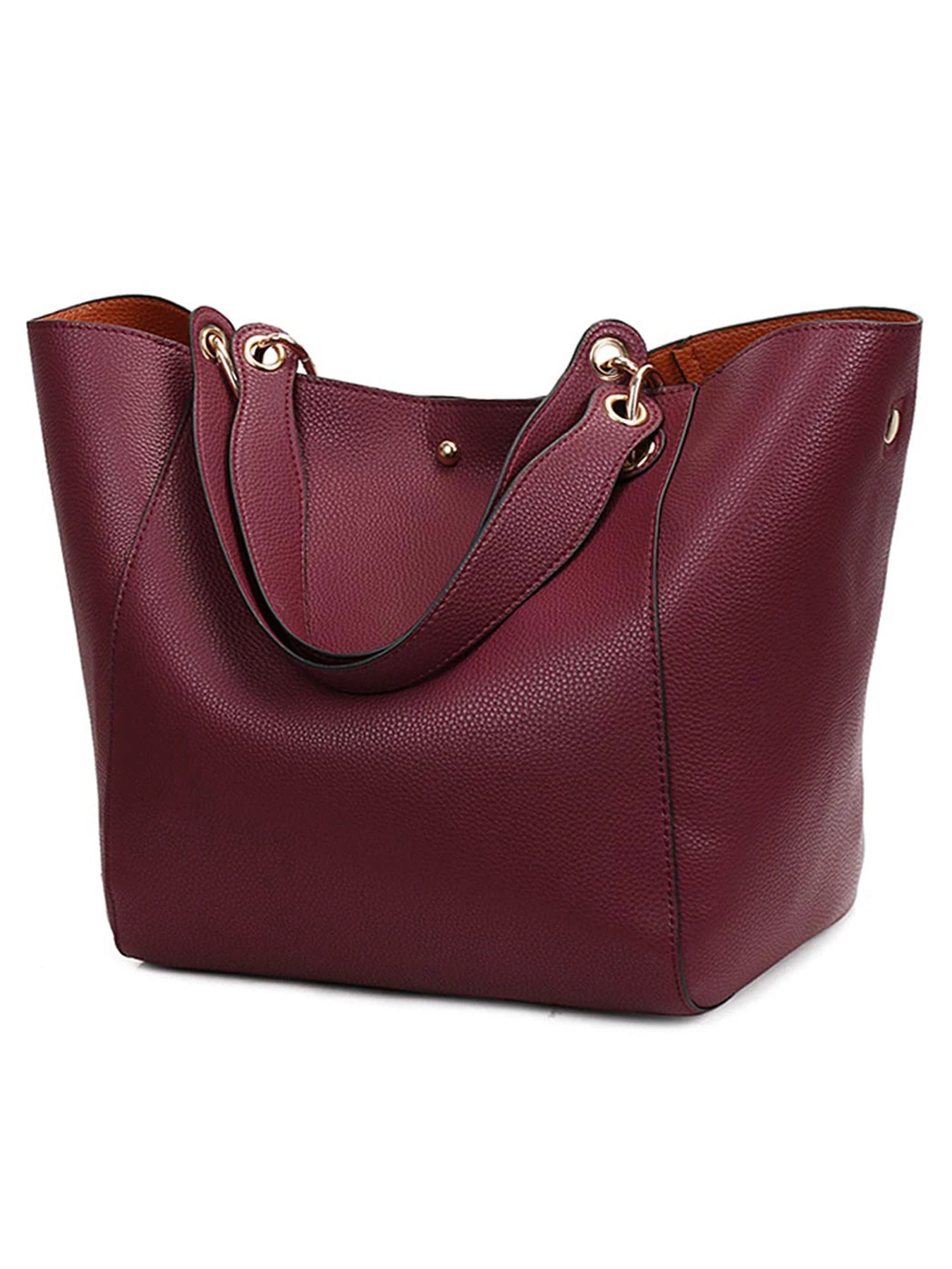 Pahajim PU Leather Tote Bag Waterproof Handbag For Women