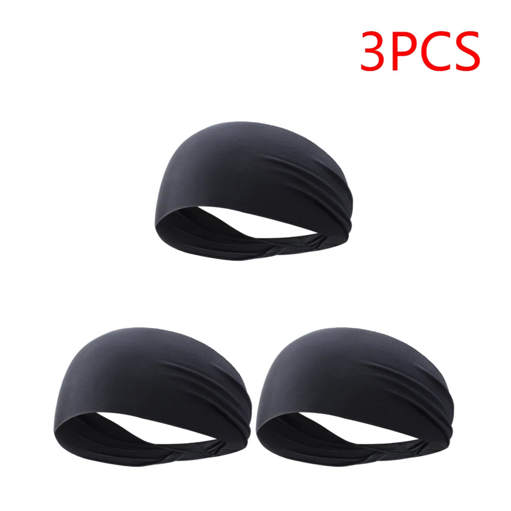 APWIKOGER Sports Headbands for Men and Women Elastic Sweatbands