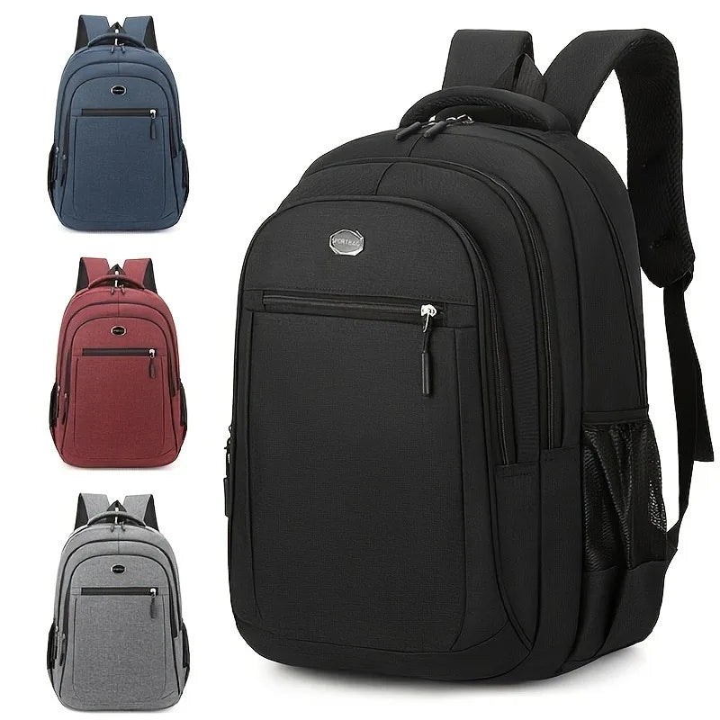 Unisex Wear-Resistant Laptop Backpack With Multi-Pocket Design