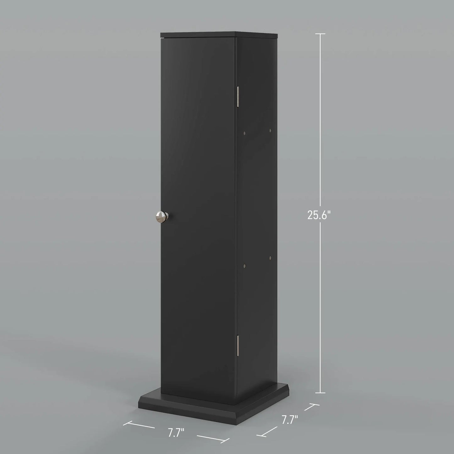Homcom Toilet Paper Cabinet, Small Bathroom Corner Floor Cabinet with Doors and Shelves, Slim Storage Bathroom Organizer, Black