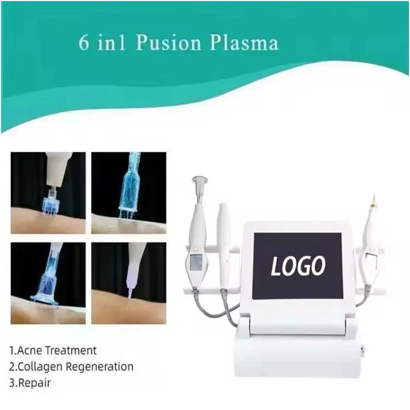 6 in 1 Cold Warm Eyelid Lifting Fibroblast Ozone Jet Plasma Pen Machine for Scar Removal Anti-Wrinkle Facial Treatment