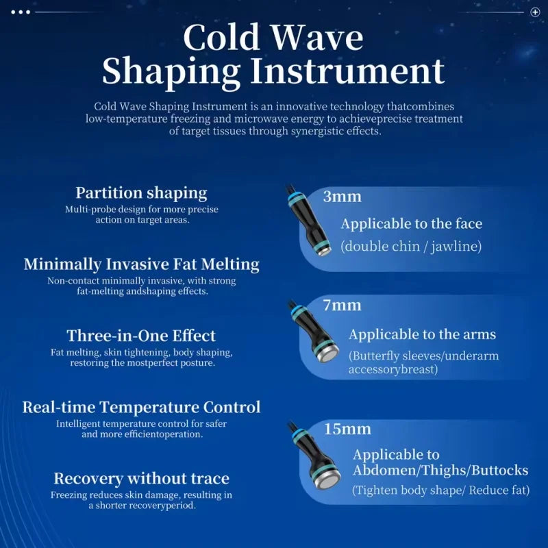 2026 NEW Onda Ice-Microwave 2.45GHz Skin Tightening Machine for Body Contouring and Anti-Cellulite Treatment Beauty Machine