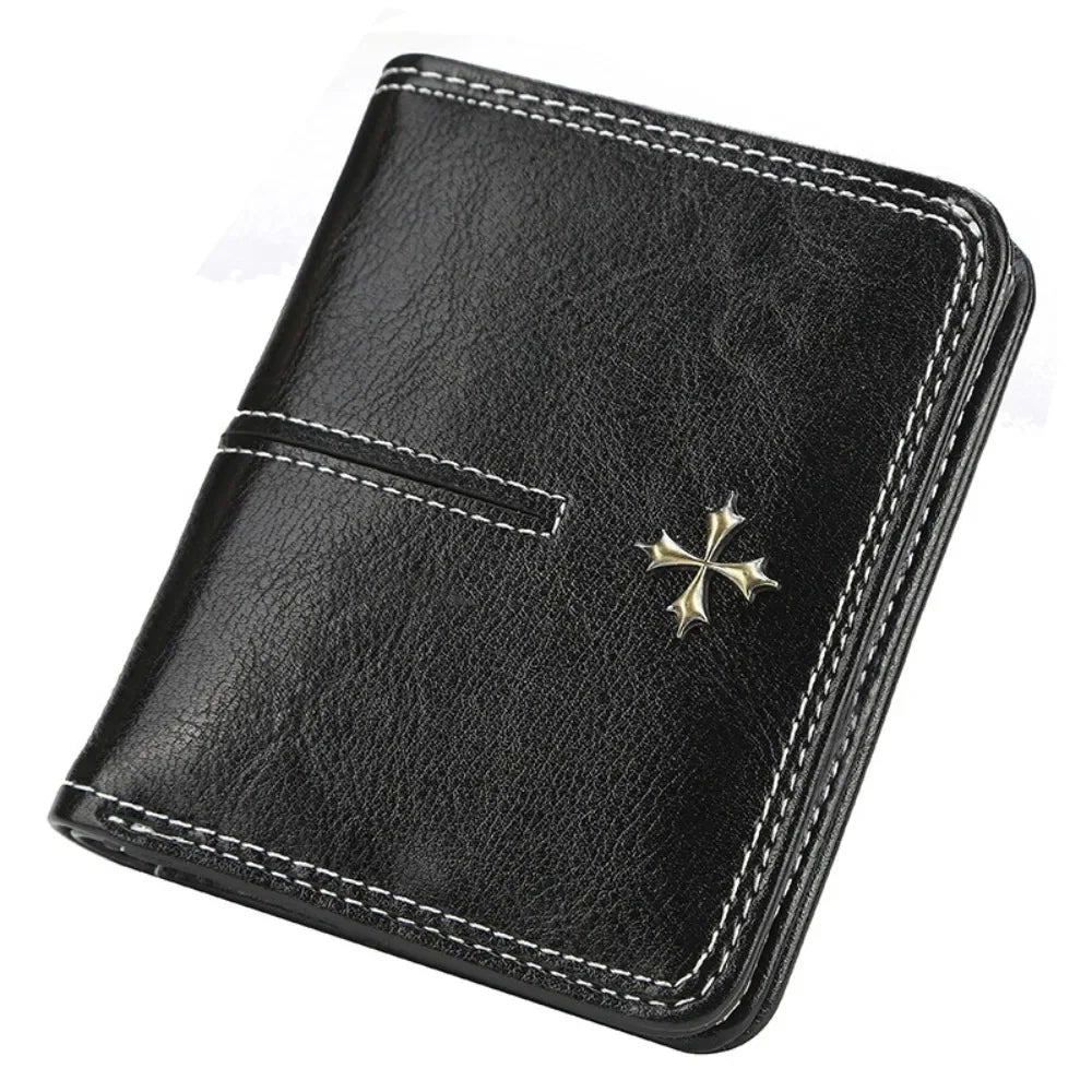 Zipper Mini Womens Wallet PU Leather Card Holder Coin Purse