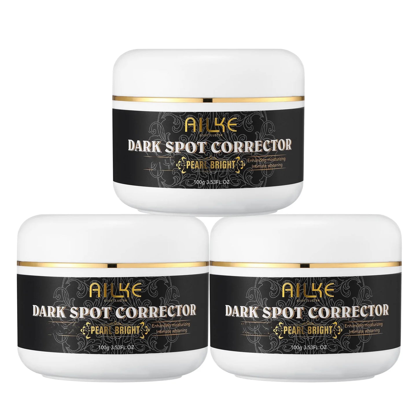 AILKE Dark Spots Corrector Pearl Bright Cream, Reduce Hyperpigmentation, Whitening, For Face, Body, Even Skin Tone, 100ml