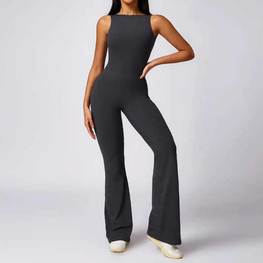 New Gym Sportswear Solid Seamless Women Training Yoga Jumpsuit Push Up One Piece Fitness Rompers Lady Workout Legging Bodysuits