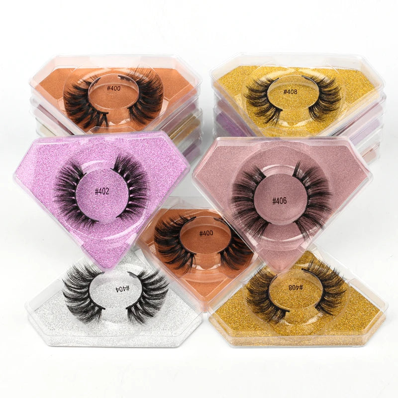 Wholesale 3D Mink Lashes Eyelashes 10/50/100 PCS Natural Soft Eyelash Extension Maquiagem False Cilios Makeup Faux Cils In Bulk