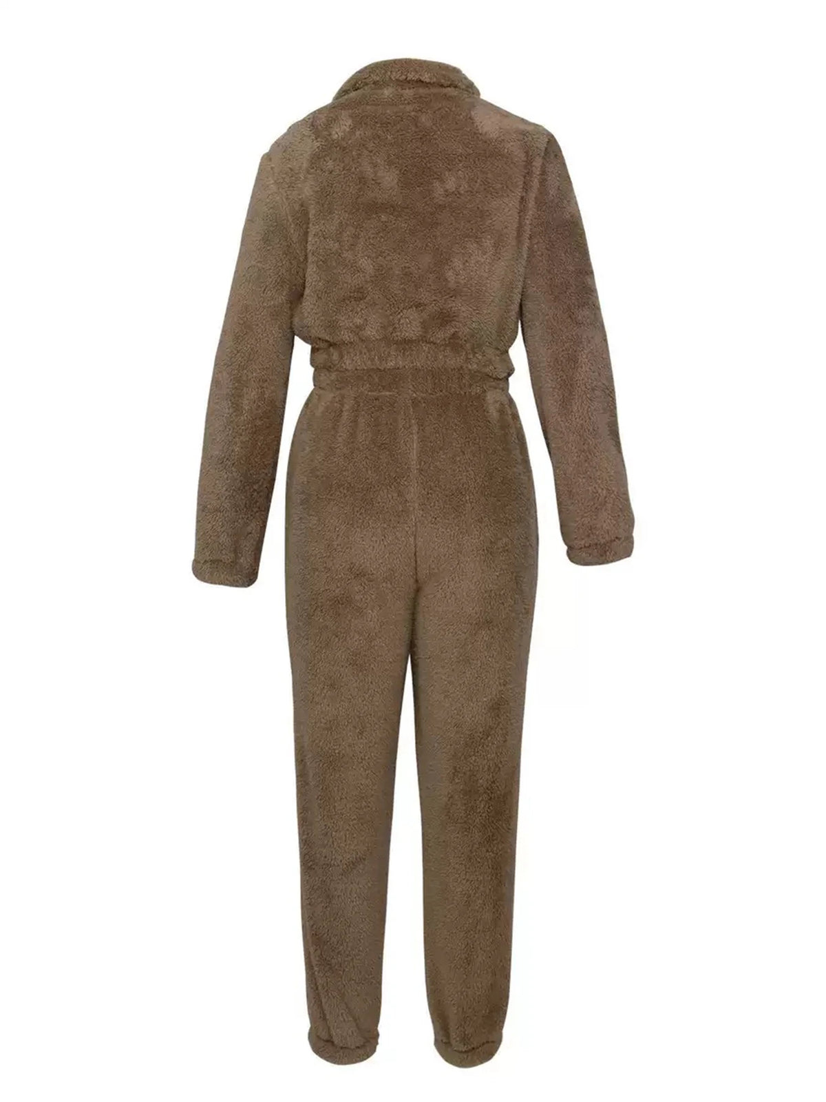 Women's Fleece Two Piece Set With Zipper Top And Pants