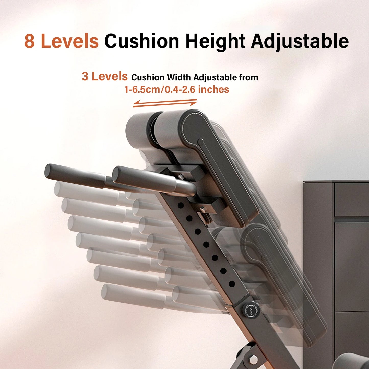 Folding Roman Chair Hyperextension Bench Portable Core Training