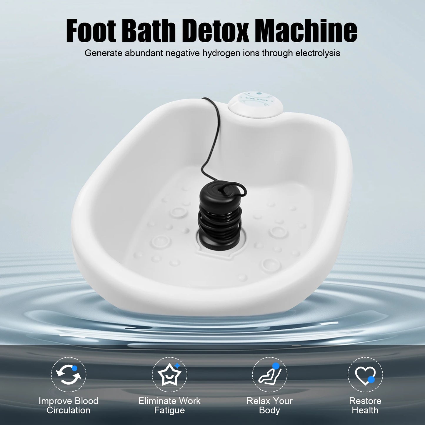Ionic Foot Bath Detox Machine For Fatigue Relief Home Spa