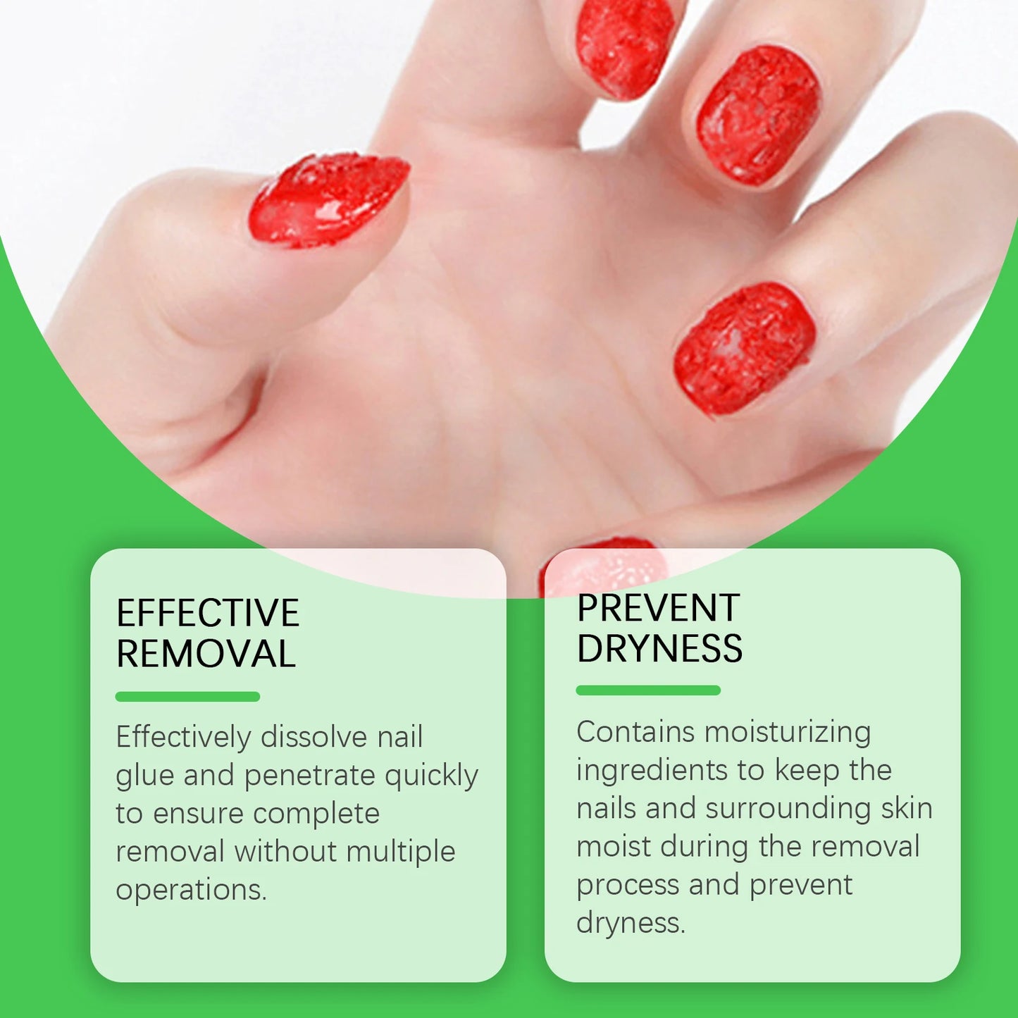 EELHOE Nail Gel Remover Soak Off Harmless Fast 3 Minutes