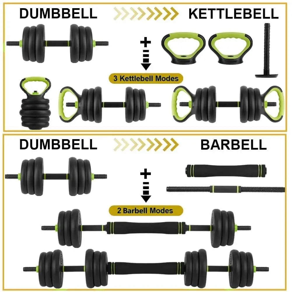 Professional Adjustable Dumbbell Barbell Kettlebell Weight Set For Home Gym