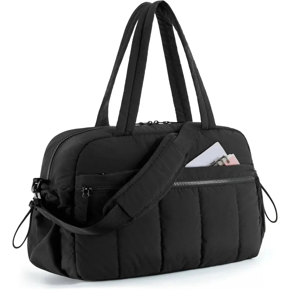 Women Travel Duffel Bag Gym Bag for Women, Duffle Bag for Travel with Wet Pocket, Lightweight Carry on Weekender Duffel