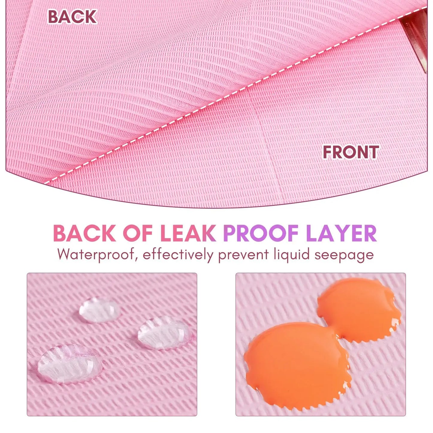 Makartt Disposable Nail Mats 50Pcs Foldable Paper Towels