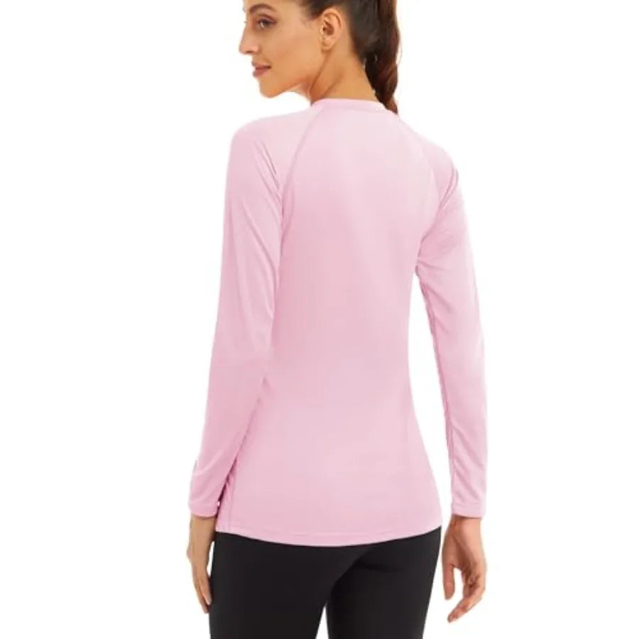 MAGCOMSEN Women's UPF 50+ Long Sleeve Shirt for Outdoors
