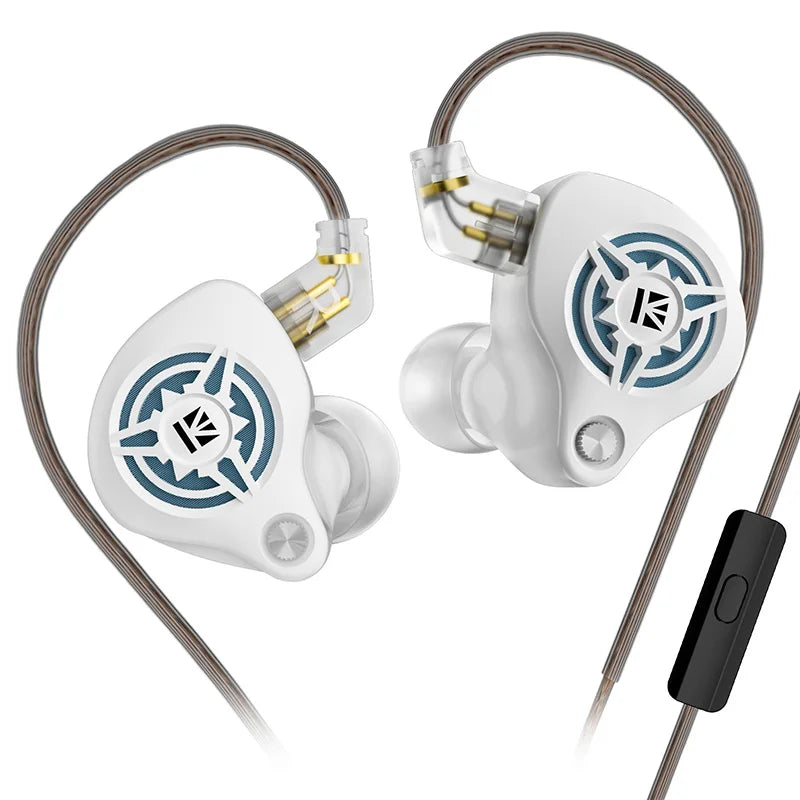 KBEAR BK1 Bang-K Wired IEM Gaming Earphones 10mm PET Dynamic Driver 5N OFC Detachabl Work for Switch PC Mobile FPS Gaming HiFi Music