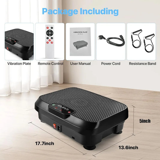 Vibration Plate Exercise Machine for Lymphatic Drainage Weight Loss,Whole Body Workout Vibration Fitness Platform
