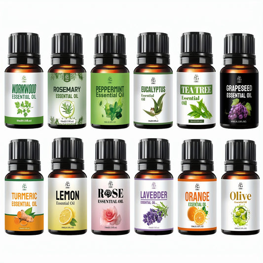 Aoao 12 Piece Skin Care Essential Oil Set For Facial