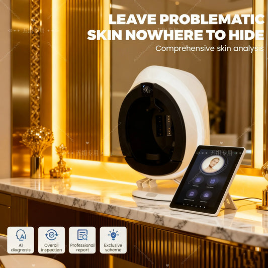 AISIA Q1 Facial Skin Analyzer Detection 3D AI Skin Problem Diagnosis 10 Spectrum Professional Analysis Beauty Salon Equipment